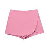 Pièce basique polyvalente : cette jupe-short en tissu doux et durable est un ajout polyvalent à votre garde-robe et est parfaite pour créer diverses tenues décontractées pour différentes occasions.