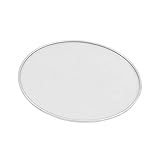 Cabilock Freidora de aire caliente de acero inoxidable con protección contra salpicaduras de aceite, tapa a prueba de...