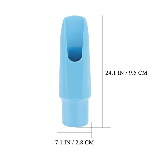 Vaguelly Flute Accessories Alto Saxophone Mouthpiece Saxophone Cap Saxophone Accessories For Beginners Blue #TOP6