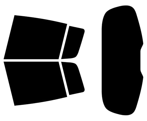 TINTCOM Film Solaire Auto Prédécoupé pour Renault Clio 5 Portes 2006-2011 - (20% Noir Fumé Foncé) - Vitres Latérales Arrière & Lunette Arrière - Ajustement sur Mesure, Protection UV