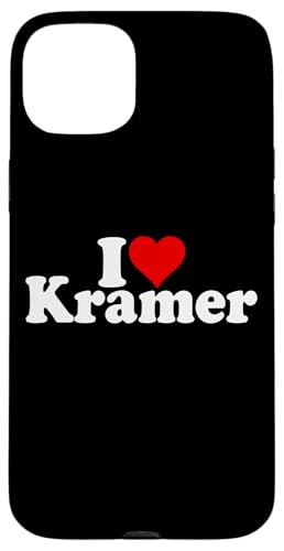 I LOVE HEART KRAMER�B �X�}�z�P�[�X iPhone 15 Plus �p