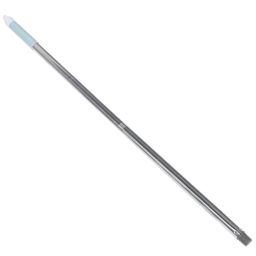 Amosfun 32.67In Stainless Steel Broom Handle Replacement Stick with Standard Threading for Floor Cleaning and Sweeping - Multi-Section Mop and Broom Pole