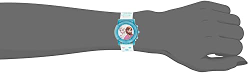 Accutime Relógio de pulso infantil Disney Frozen Digital de quartzo com alça, presente e legal para