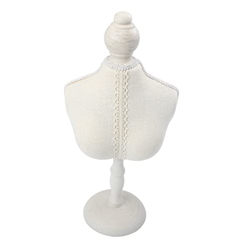 DEARMAMY Espositore per Gioielli Chic da Tavolo, Porta Collane Decorativo in Materiale Sicuro, Supporto da Collo Delicato per Organizzazione e Esposizione di Collane in Casa e Negozio