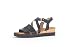Produktbild Gabor Damen Keilsandalen, Frauen Sandalen,Moderate Mehrweite (G),Strandschuhe,Keilsandaletten,Keilabsatz,schwarz(Kork/Gold),38 EU / 5 UK