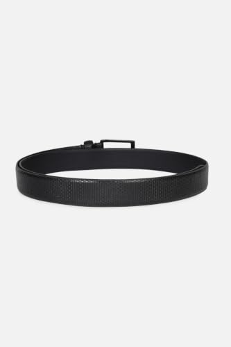 Image of Louis Philippe Men's 100% Embossed Italian Leather Zinc Alloy Buckle Formal Profile Belt