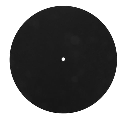 Vaguelly - Vaguelly Vinyl Record Mat 7 Inch Slipmat for Turntables Non-Slip Disc Pad to Reduce Vibration and Protect Records for Dj and Home Audio Use