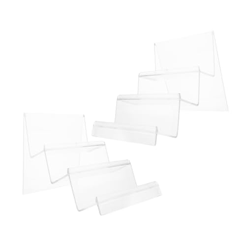 Ipetboom 2 Expositores De Acrílico Para Carteras Transparentes Para Guardar Carteras