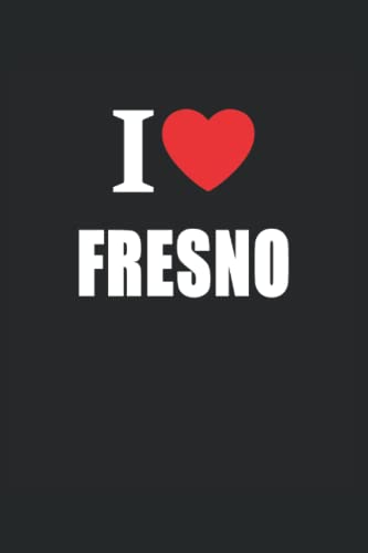 WhistleprintI Love Fresno: USA Born And Bred Journal Style Composition Notebook