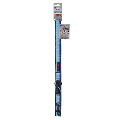 Image of Halti Double-Ended Dog Leash | Size Large, Blue, 2m | Premium Puppy & Dog Leash | Neoprene-Padded | Reflective | Adjustable Lengths | Ideal for Hands Free Running & Training