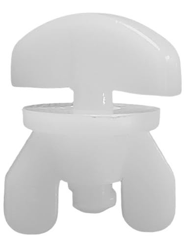 Raum 10 Zwischenfeststeller/Stopper für Gardinenschiene - Gardinenstopper für Schiene - Feststeller für Vorhangschiene (10 Stück)