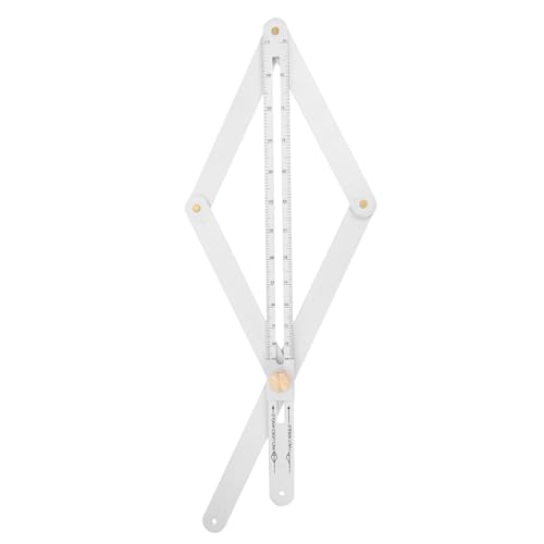 TEHAUX 多機能量角器 木工用 耐錆属製 角定規 長尺マイター測定ツール 角ゲージ可能 作業向け