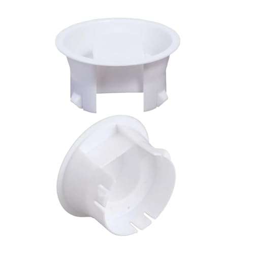 Water Pitcher Lids Glass Carafe Lids Covers Food Grade Plastic Dust Proof Splash Resistant Bottle Stoppers for Water Jug Glass Bistro Pitcher,White /2 Pieces