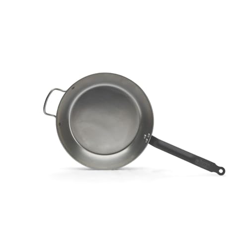 Poêle acier de Buyer 32cm grise Coupe Lyonnaise à anse - 5