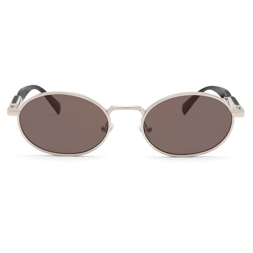 Retro Oval Sunglasses for Women - Trendy Sun Glasses Designer Inspired Classic Shades3