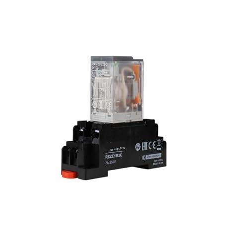 Relais intermédiaire RXM2LB2BD 24V DC double contact 5A pour automatisme