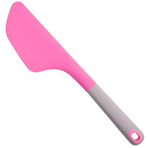 Image of Omelette Spatula Kitchen Omelet Turner Silicone Omelette Turner Flip and Fold Omelette Turner for Kitchen Omelet Pancake Crepes (1, Dark Pink)