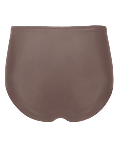 Image of Tempt Me Women High Waisted Bikini Bottom Retro Ruched Swim Bottom Shirred Tankinis Brief