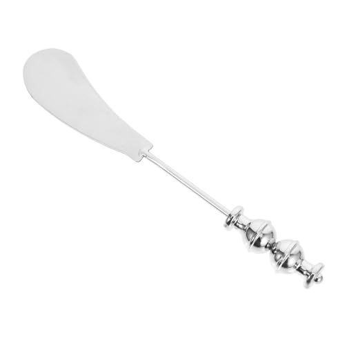 GRIRIW Butter Knife Bread Knife Trowel Jam Face Spatula Scraper Cheese Convenient Butter Spreader Kitchen Essentials Household Butter Spatula Home Accessory Silver Stainless Steel