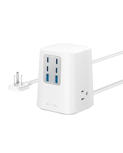 Anker Charging Station (100W), 9-in-1 USB-C Power Strip with 300J...