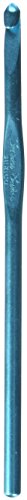 Susan Bates 5-1/2-Inch Silvalume Aluminum Crochet Hook, 5mm, Turquoise