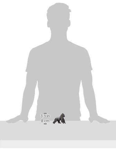 schleich 14770 Gorilla Männchen, für Kinder ab 3+ Jahren, WILD LIFE - Spielfigur – Bild 8