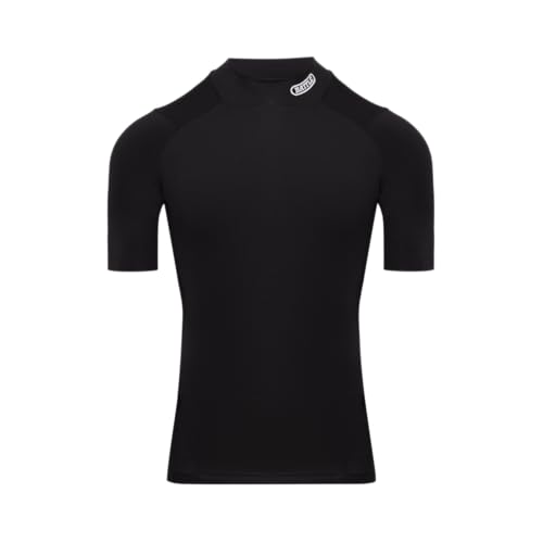 Battle Sports PRO Compression Short Sleeve Mock Neck, 4 Way Stretch, Moisture Wicking for Adults