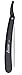 Diane Classic Straight Razor, Black, 2 lades