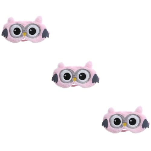 6個 ぬいぐるみアイマスク スリープマスク キッズアイカバー スリーピングアイマスク あごトレーナー アイカバースリープ スリープシェードアイウェア スリープアイカバー スリープ