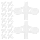 POPETPOP 20 Pièces Support à Ventouse Clip de Fixation de diviseur Plaque d'isolement d'...