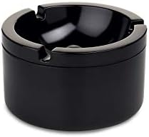 Mepal  Ashtray with Lid  Black  Ashtray for Outside - Windproof  Easy to Clean  Dishwasher Safe