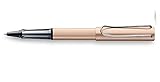 Müheloses Schreiben durch markante Griffmulden: Dank der ergonomisch geformten Griffzone liegt der LAMY Tintenroller sicher in der Hand - für ein angenehmes Schreibgefühl