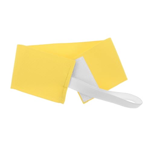 OFFIGAM 反射材使用キャプテン腕章 伸縮性可能 弾力性あるスポーツ用アームバンド 黄色無地 可能 ユニバーサルフィット