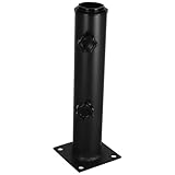Gatuida Base Portaombrellone da Esterno in Ferro Ispessito 10x10x30 Cm con Viti, Supporto ...