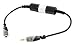 555-8492?-?Audio/Video Cable Assembly, 3.5mm Stereo Phone Plug, 3.5mm Stereo Phone Jack, 1 ft, 300 mm