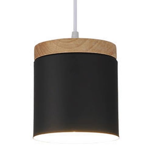 Suspension métal E27 au style simple pour décoration de bar et balcon