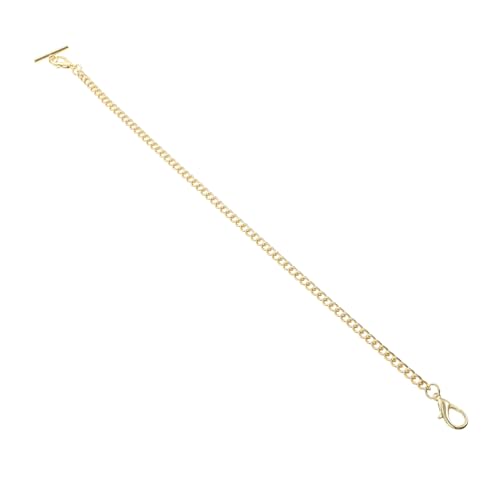 Cadena de vaqueros y reloj de bolsillo de metal resistente para looks diarios masculinos