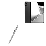 BoxWave Stylus Pen Compatible with Xiaomi Poco Pad - FineTouch Capacitive Stylus, Super Precise Stylus Pen - Metallic Silver