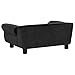 vidaXL Hundesofa Schwarz 72x45x30cm Plüsch Hundebett Hundecouch Katzensofa