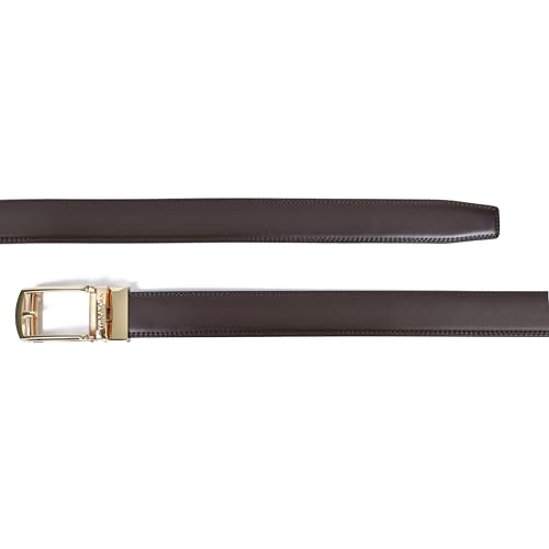 Image of WildHorn Men's Genuine Leather Belt for Men| Premium Auto-Lock Buckle | Adjustable up to 48 inch | Formal & Casual Wear | Micro-Adjust Fit | Stylish Gift Box Included