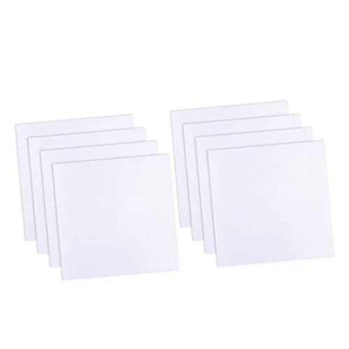 VILLCASE Embroidery Fabric Cotton 10pcs White Embroidery Fabric 11ct Counted Cross-Stitch Cloth for DIY