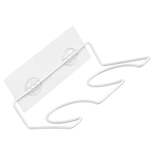 jojofuny Étagère à Chaussures Murale Support sans Perçage en Métal Blanc Design Moderne, Installation Facile pour Bottes Longues et Chaussures pour Salle de Bain Cuisine