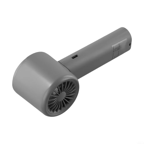 Aprilsunnyzone Ventilador eléctrico portátil diseñado para un funcionamiento silencioso, adecuado para varias ocasiones (gris)