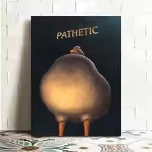 Toile canard humour MAIMANG pour briser la monotonie des murs tristes 50x70 cm