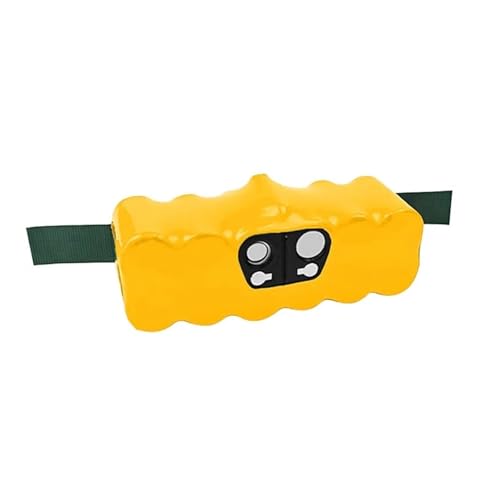 14.4V 3800/5000mAh Battery，Compatible For Roomba，500 600 700 800 900 Series 510 530 550 650 770 780 790 870 880 960 980 Vacuum Cleaner Bateria(1pcs Ni-Mh 5000mAh yellow)