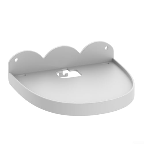 Wall Mount Stand for Echo Dot Max, Space-Saving Bracket with Cable Management, Speaker Holder for Alexa Smart Device(White)