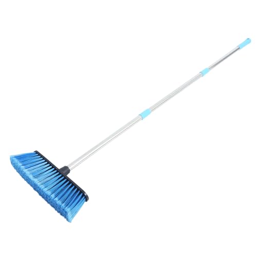 BCOATH Heavy Duty Floor Sweeper Long Handle Indoor House Broom Sturdy Bristles for Hard Floors