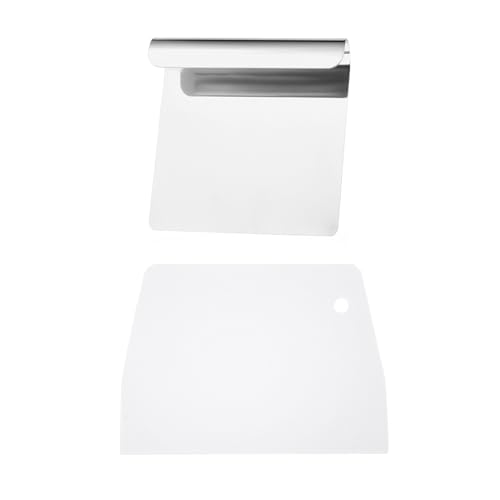 1 espátula de acero inoxidable, 1 rascador, espátula de masa, utensilios de cocina, cortador de masa, herramienta de corte de verduras, cuchillo de corte multifunción, espátula para hornear
