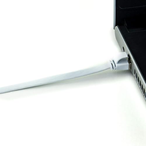 Cable Ethernet DRIPSTONE CAT7 S/FTP 25ft Blanco miniatura 3
