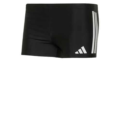 Bañador adidas Hombre 3S Swim Boxers swimwear negro y blanco talla 32